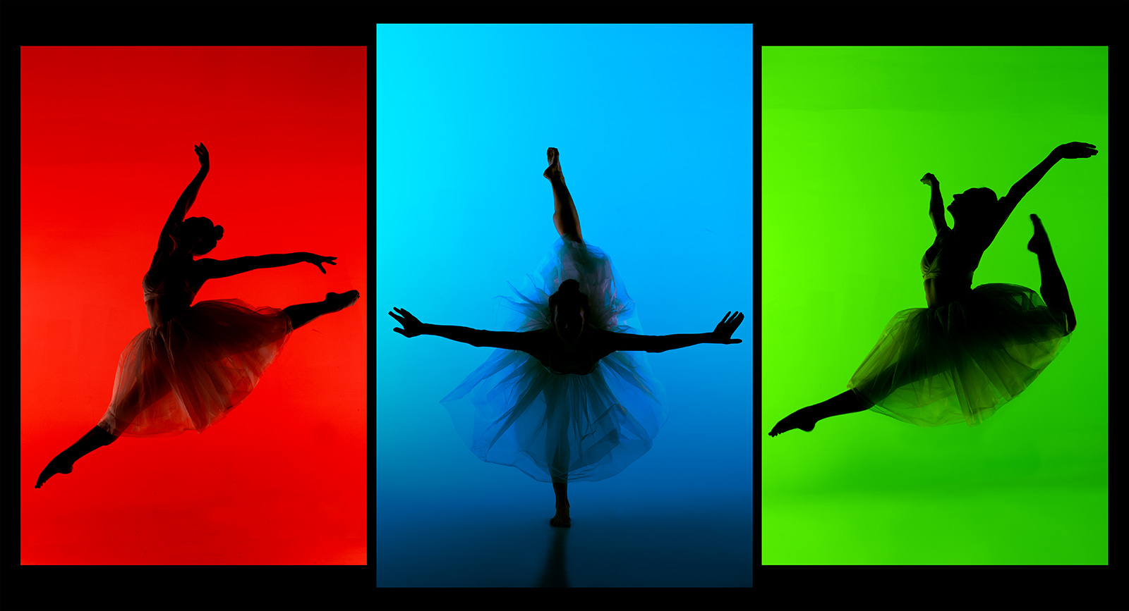 Eliza RGB Triptych — Fine Art Photography